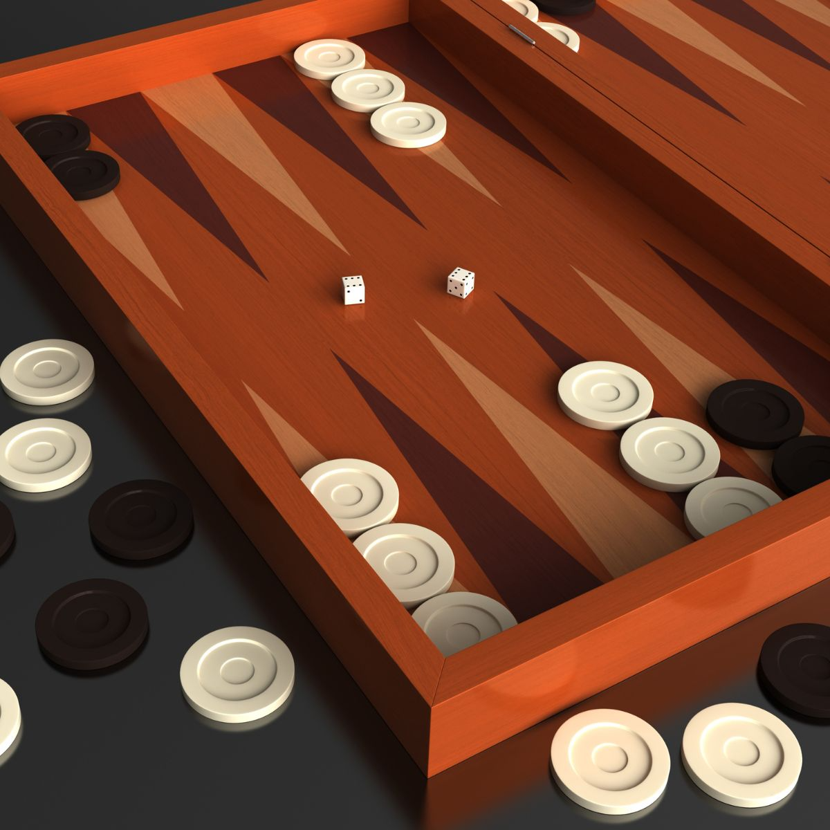 Billede af Backgammon om dagen